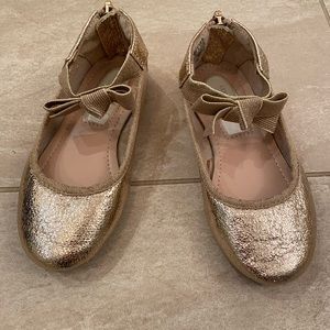 Kenneth Cole toddler gold dress shoes size 6